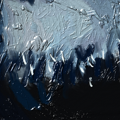 The Weeknd – Dawn FM Oil Painting Style Digital Poster on Fujifilm Glossy Paper in Plexiglass Frame (50×50 cm)